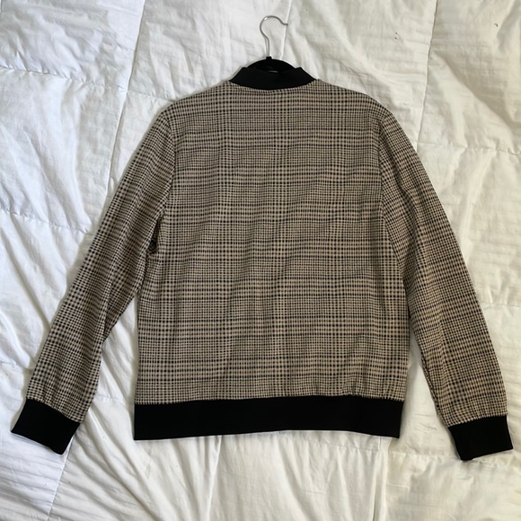 COPY - H&M Lightweight Bomber Jacket in Tan/Black (Size Medium) - Picture 7 of 7